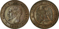 France 2 Centimes Monnaie, Napoleon III, Strasbourg, Gadooury 103 -