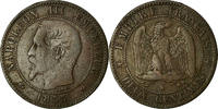 France 2 Centimes Monnaie, Napoleon III, Rouen, Gadoury 103 -