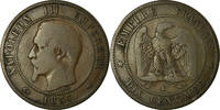 France 10 Centimes Monnaie, Napoleon III, Bordeaux, Gadoury 248 -