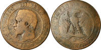 France 10 Centimes Monnaie, Napoleon III, Marseille, B, Gadoury 248 -