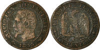 France Centime Monnaie, Napoleon III, Lille, Bronze, Gadoury 86 -