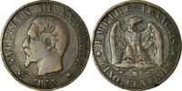 France 5 Centimes Monnaie, Napoleon III, Marseille, TB, Gadoury 152 -