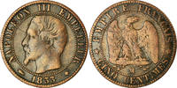France 5 Centimes Monnaie, Napoleon III, Marseille, Gadoury 152 -