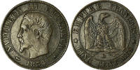 France 5 Centimes Monnaie, Napoleon III, Strasbourg, Gadoury 152 -