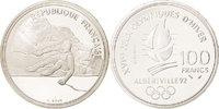 France 100 Francs Monnaie, Argent, KM:971 -