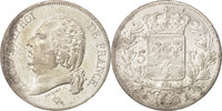 France 5 Francs Monnaie, Louis XVIII, Louis XVIII, Paris, Argent -