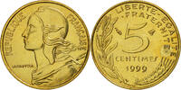 France 5 Centimes Monnaie, Marianne, Paris, Aluminum-Bronze -