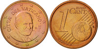 Cité du Vatican Euro Cent Copper Plated Steel, KM:375 -