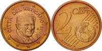 Cité du Vatican 2 Euro Cent Copper Plated Steel, KM:376 -