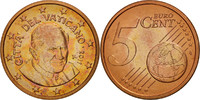 Cité du Vatican 5 Euro Cent Copper Plated Steel, KM:377 -