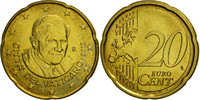 Cité du Vatican 20 Euro Cent Laiton, KM:386 -