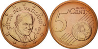 Cité du Vatican 5 Euro Cent Copper Plated Steel, KM:377 -