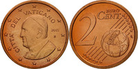Cité du Vatican 2 Euro Cent Copper Plated Steel -