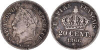 France 20 Centimes Monnaie, Napoleon III, Napoléon III, Strasbourg -