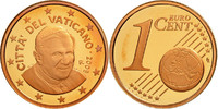 Cité du Vatican Euro Cent Copper Plated Steel, KM:375 -