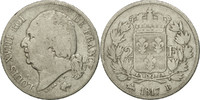 France 2 Francs Monnaie, Louis XVIII, Louis XVIII, Rouen, Argent -