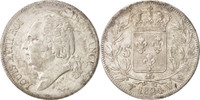 France 5 Francs Monnaie, Louis XVIII, Louis XVIII, Lille, Argent -