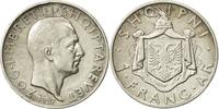 Albanie Frang Ar Monnaie, Albania, Zog I, Rome, Argent, KM:16 -