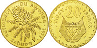 Rwanda 20 Francs Monnaie, Laiton, KM:E6 -