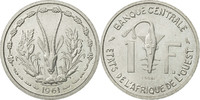 Communauté économique des États de l'Afrique de l' Franc Monnaie, West African States, Aluminium, KM:E3 -