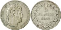 France 5 Francs Monnaie, Louis-Philippe, Paris, Argent, KM:749.1 -