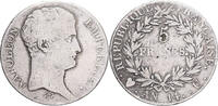 France 5 Francs Napoléon Ier, Turin, Argent, Gadoury:580 -