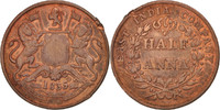 Inde britannique 1/2 Anna Monnaie, INDIA-BRITISH, Cuivre, KM:447.1 -