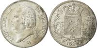 France 5 Francs Monnaie, Louis XVIII, Louis XVIII, Lille, Argent -