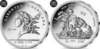 France 20 Euro Monnaie de Paris, Libertas Americana, Argent -