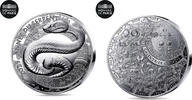 France 20 Euro Année du Serpent High Relief, BE, 1 ounce, Monnaie de -