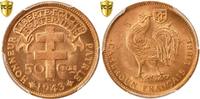Cameroun 50 Centimes Monnaie, Pretoria, PCGS, MS66RD, Bronze, KM:6 -