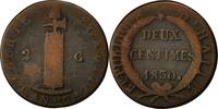 Haïti 2 Centimes Monnaie, Cuivre, KM:A22 -