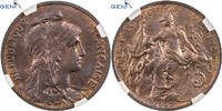 France 5 Centimes Monnaie, Dupuis, Paris, GENI, Bronze -