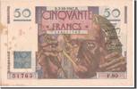 France 50 Francs Billet, 50 F 1946-1951 ''Le Verrier'', 2.10.1947 -