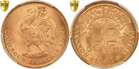 Cameroun 50 Centimes Monnaie, Pretoria, PCGS, MS65RD, Bronze, KM:6 -