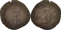 Belgique Double Denier Monnaie, Tournai, Cuivre -