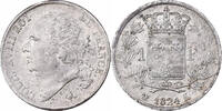 France 1 Franc Louis XVIII, Bordeaux, Argent, Gadoury:449, KM:709.6 -