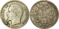 France 50 Centimes Monnaie, Napoleon III, Napoléon III, Lyon -