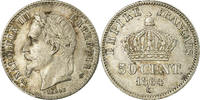 France 50 Centimes Monnaie, Napoleon III, Napoléon III, Bordeaux -