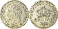 France 20 Centimes Monnaie, Napoleon III, Napoléon III, Bordeaux -