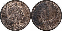 France Centime Daniel-Dupuis, Paris, Essai, Bronze, NGC -