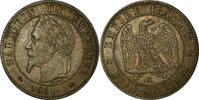 France 2 Centimes Monnaie, Napoleon III, Napoléon III, Bordeaux -