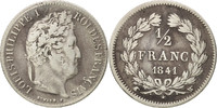 France 1/2 Franc Monnaie, Louis-Philippe, Lille, Argent, KM:741.13 -