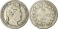 France 1/2 Franc Monnaie, Louis-Philippe, Lille, Argent, KM:741.13 -