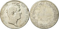 France 5 Francs Monnaie, Louis-Philippe, Lyon, Sans le I, Argent -