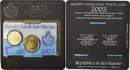 Saint Marin Coffret San Marino, 20c + 50c -