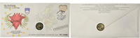 Slovénie 2 Euro Enveloppe philatélique numismatique, Bi-Metallic -