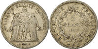 France 5 Francs Monnaie, Hercule, Paris, Argent, Gadoury:683 -