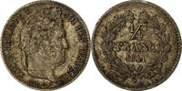 France 1/4 Franc Monnaie, Louis-Philippe, Lille, Argent -