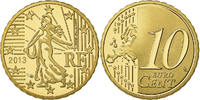 France 10 Euro Cent Proof, Laiton, KM:1410 -